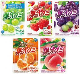 Мягкие фруктовые мармеладки с коллагеном Fruit Gummy, Meiji 57гр